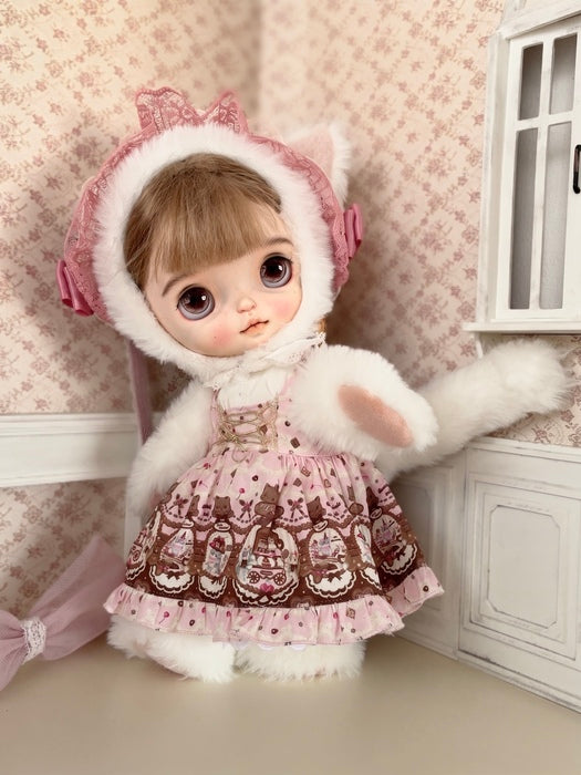 ドレスセット（ネオブライスサイズ）「おでかけロリータねこちゃん」by Dolls＊Ruff.ru