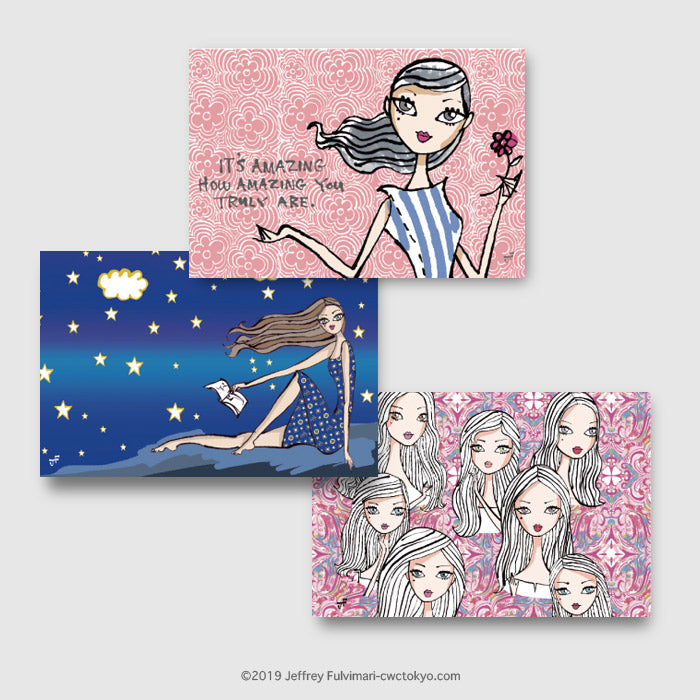 [wholesale]Jeffrey Fulvimari "Postcard Set (Set of 3)"