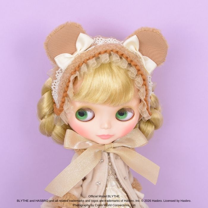 Dear Darling fashion for dolls「くま耳ヘッドドレス付きドレスセット」
