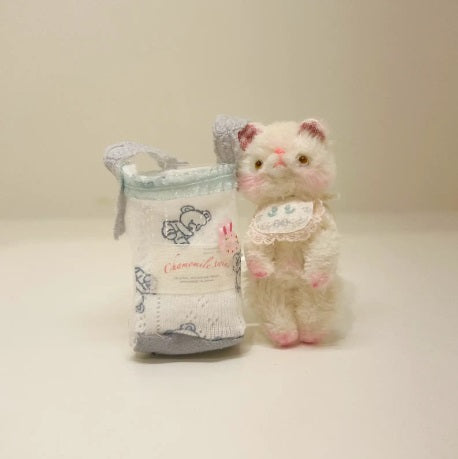 ☆OOAK☆ Stuffed toy "Baby Hammock Bear (Milk)" by chamomile. twins