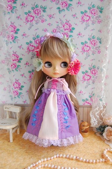 Dress set (Neo Blythe Size) "Rapunzel" by TIROL