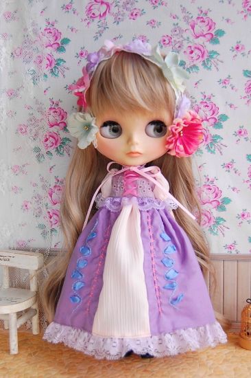 Dress set (Neo Blythe Size) "Rapunzel" by TIROL