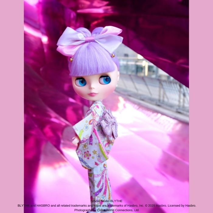 Dear Darling fashion for dolls「リボン柄着物セット」