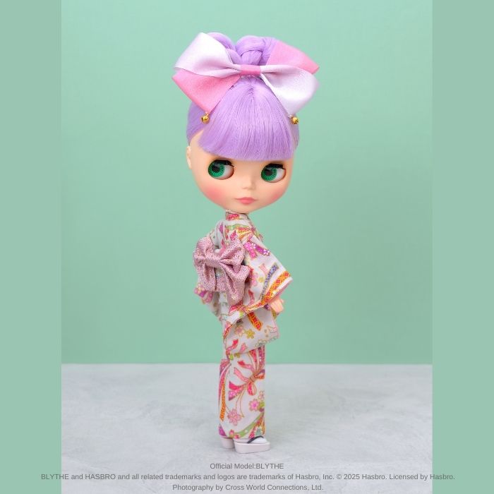 Dear Darling fashion for dolls「リボン柄着物セット」