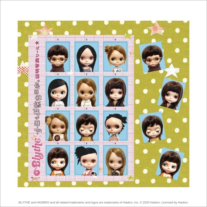 Blythe "ID Photo-Style Sticker: Today is also a good day for a walk."