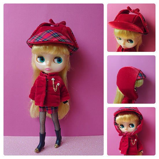 Dress set (Neo Blythe Size) "Check the X-Mas" by LA PLANETE RETRO