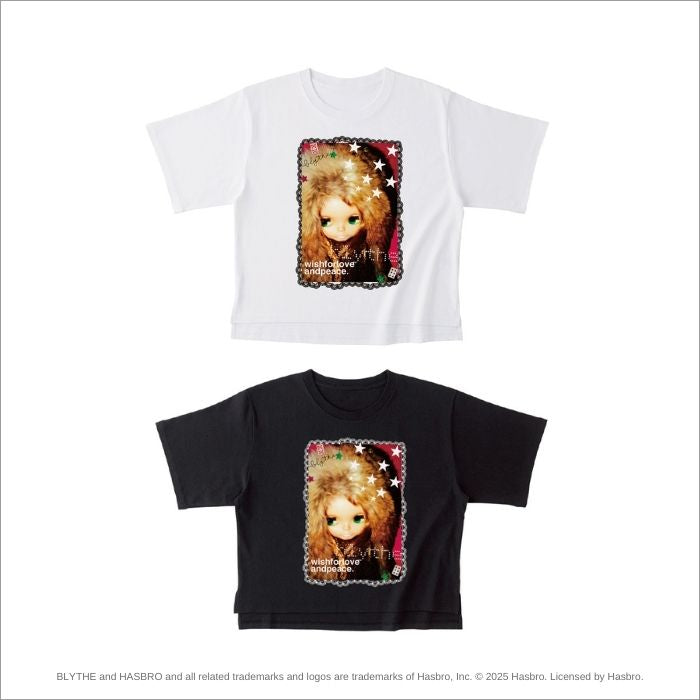 Blythe "Big T-shirts cropped" - wish for love and peace.