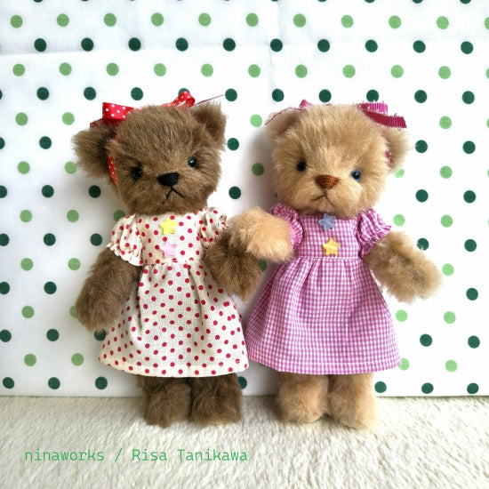 ☆一点物☆ぬいぐるみ「Weekend Bear beige」by ninaworks