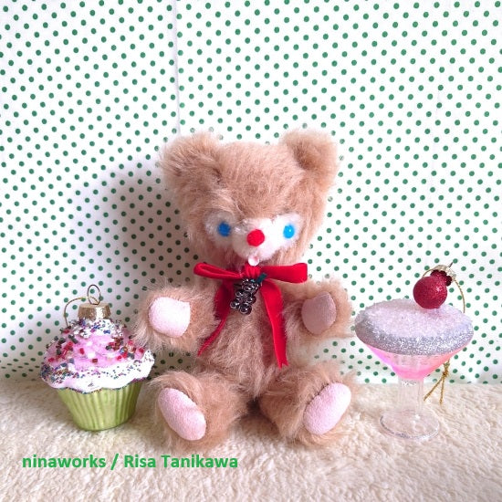 ☆一点物☆ぬいぐるみ「X'mas Bear（Beige）」 by ninaworks