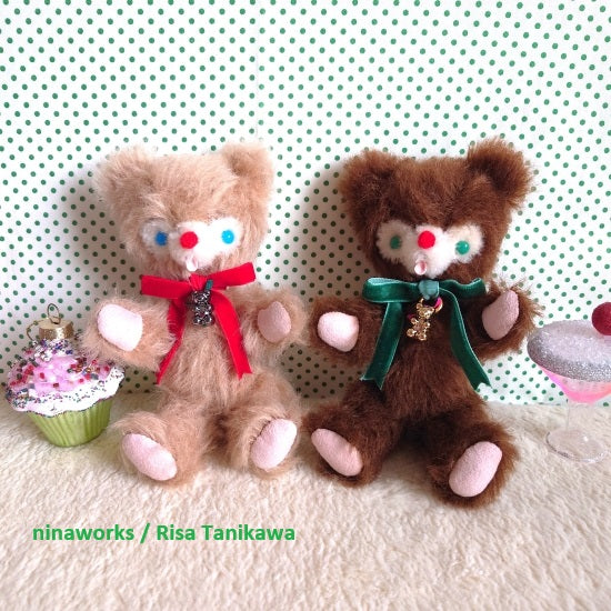 ☆一点物☆ぬいぐるみ「X'mas Bear（Brown）」 by ninaworks