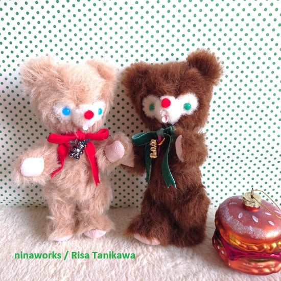 ☆一点物☆ぬいぐるみ「X'mas Bear（Beige）」 by ninaworks