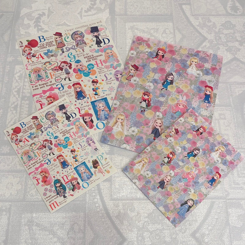 Blythe "wrapping paper set"