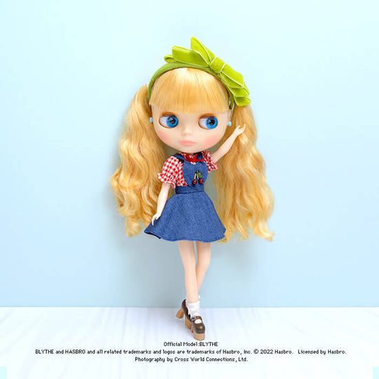 Load image into Gallery viewer, Dear Darling fashion for dolls &amp;quot;cherry jumper skirt&amp;quot;
