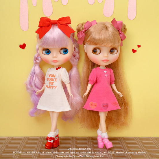 Dear Darling fashion for dolls "DIY sewing kit Puff Sleeve Dress" 22cm doll size