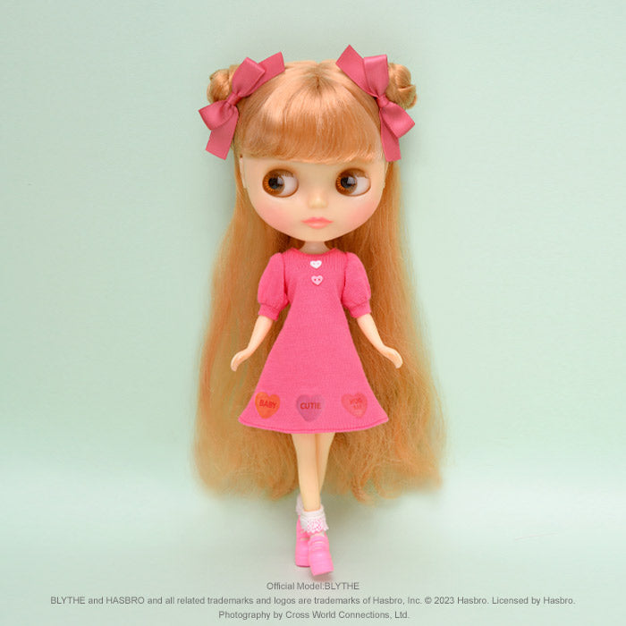Load image into Gallery viewer, Dear Darling fashion for dolls &amp;quot;DIY sewing kit Puff Sleeve Dress&amp;quot; 22cm doll size
