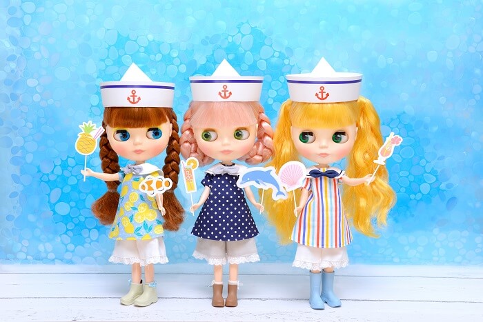 Dear Darling fashion for dolls "Paper Craft Sailor Hat"