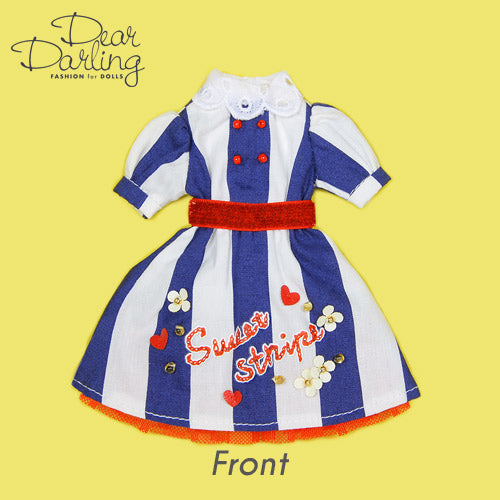 Dear Darling fashion for dolls "sandy striped dress set"