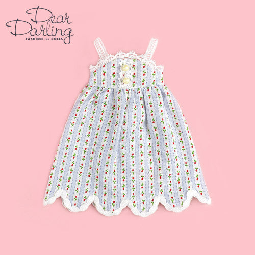 Load image into Gallery viewer, Dear Darling fashion for dolls &amp;quot;hem scalloped dress&amp;quot;
